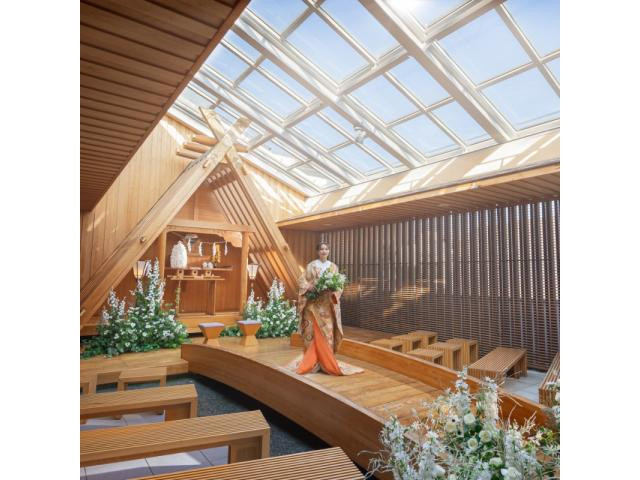 【館内併設の神殿も一緒に見学できちゃう！】