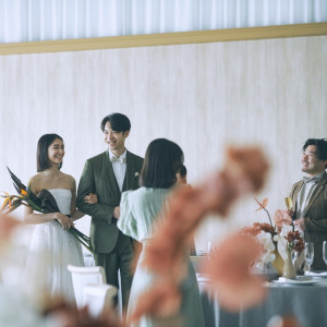 ゲストとの寛ぎの時間をふたりらしくこだわって|フレアージュ スウィートの写真(55427895)