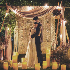 煌めきがふたりを美しく照らすナイトタイム|フレアージュ スウィートの写真(55428225)