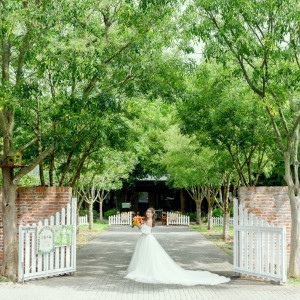 【三橋の森のゲート】
ゲストの皆様をお出迎え致します|ラ・クラリエールの写真(54665398)