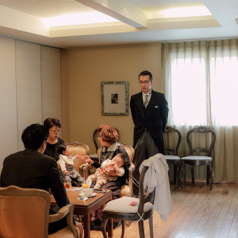 久々に会う親族様とも緊張なく過ごしていただけるよう個室のお部屋をご用意