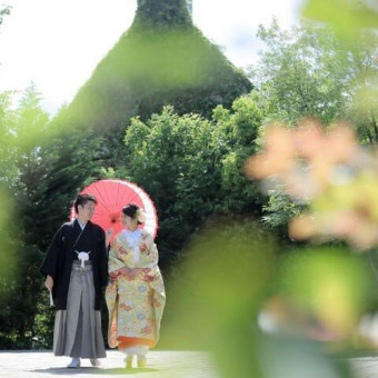 色打掛でより色鮮やかに