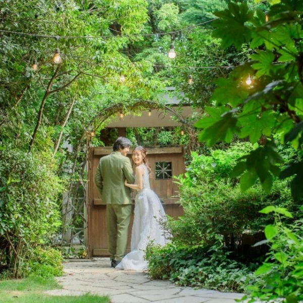 結婚式当日も絵になる箇所が多い*