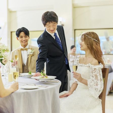 シェフとお打ち合わせをしおふたりだけのオリジナルメニュー。|マリエール ガーデン バーベナの写真(60600887)