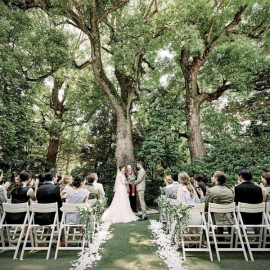 HP限定*【当館人気No1】ガーデン挙式×貸切体験×特選牛フィレ試食