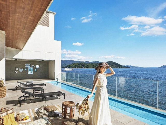 瀬戸内海を一望できる抜群のロケーションは圧巻
