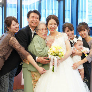 ゲストとの距離も近いアットホームな結婚式が実現可能!!