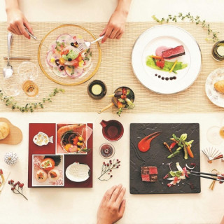 コスパ◎\豊洲市場直送/絶品和洋フレンチ食べ比べ×感動の挙式体験