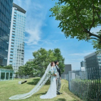 緑あふれる癒し空間。お二人ならではの使い方を楽しんで