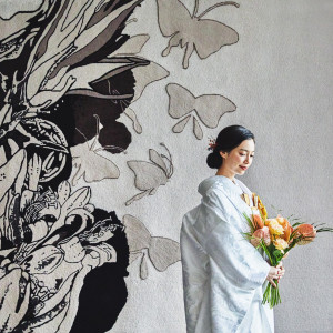 和装も絵になるラウンジ|NIIGATA MONOLITH ～新潟モノリス～の写真(56048625)