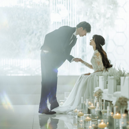 永遠の誓いを交わす瞬間が、まるで映画のワンシーンのように刻まれる場所。【当館人気No.1】ALL体験◎厳選試食×挙式入場体験×演出ショー付相談会開催中！ご予約はHPから！