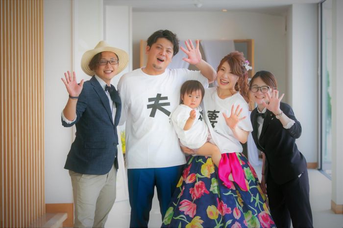 お子様も結婚式の主役となって一緒に幸せの門出とみんなにご紹介をする結婚式も