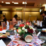 会場コーディネートの一例です。様々なアレンジが可能です。