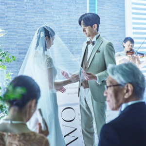 透明感に包まれ無垢な心のまま記憶に残るセレモニーを叶えて|HIMEJI MONOLITH 旧逓信省姫路別館 ~姫路モノリス~の写真(55458400)