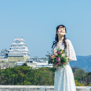 ルーフトップでは姫路城との記念写真が叶う|HIMEJI MONOLITH 旧逓信省姫路別館 ～姫路モノリス～の写真(4864457)