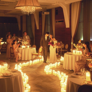 ライトアップされた幻想的でドラマチックな世界で想い出のひと時を|HIMEJI MONOLITH 旧逓信省姫路別館 ~姫路モノリス~の写真(55461220)