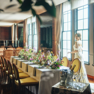 クラシカルな館内での貸し切りパーティは大切な人との結婚式にぴったり。大切なご家族、友人を招いた少人数でのパーティもご案内可|HIMEJI MONOLITH 旧逓信省姫路別館 ~姫路モノリス~の写真(55458956)