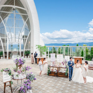 下見した会場の写真