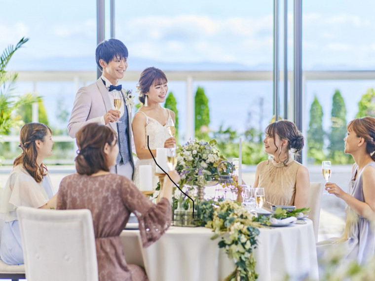 10名~全館貸切OK!プライベート感◎の結婚式が叶う