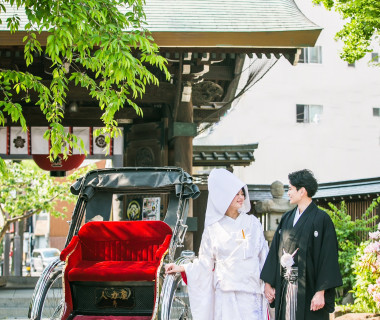 櫛田神社 人力車