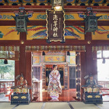 近隣「浅草神社」。「三社さま」として親しまれている浅草神社で趣ある挙式を。