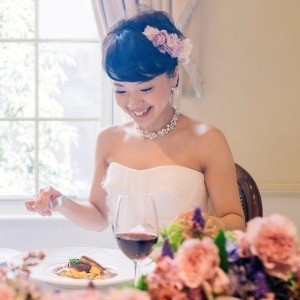 婚礼料理ご試食を無料でご用意いたします