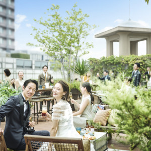 開放的な屋上ガーデンでオシャレなパーティーを|フォーチュンガーデン京都（FORTUNE GARDEN KYOTO）の写真(45261311)