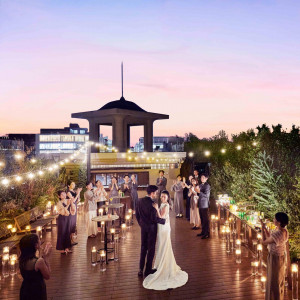 ルーフトップで開放感のあるパーティーを|フォーチュンガーデン京都（FORTUNE GARDEN KYOTO）の写真(56697797)