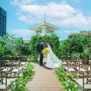 ガーデン挙式も叶う|フォーチュンガーデン京都（FORTUNE GARDEN KYOTO）の写真(45261419)