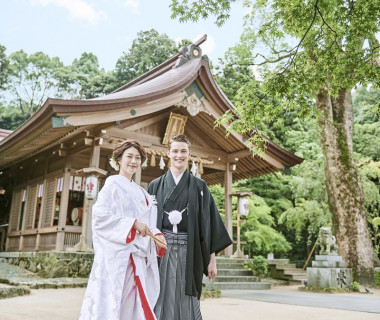 人とは違った本格的な和の神前挙式が大人気。