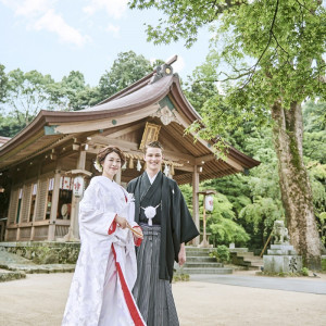 人とは違った本格的な和の神前挙式が大人気。|太宰府迎賓館の写真(1881528)