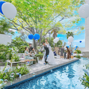 大人気のガーデンウエディングで一人一人との大切な時間を|ノートルダム北九州/FIVESTAR WEDDINGの写真(40417854)