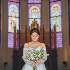 挙式で皆様への思いを振り返る|ノートルダム北九州/FIVESTAR WEDDINGの写真(40417825)