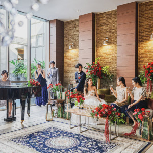 ゆったり過ごすラウンジ空間|ノートルダム北九州/FIVESTAR WEDDINGの写真(38964452)