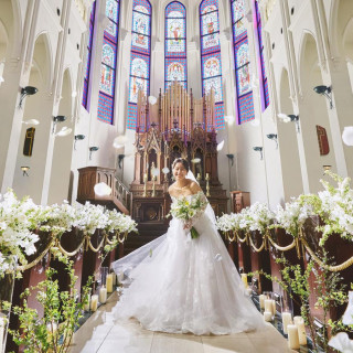 家族婚にも人気がある、ヨーロッパの伝統を受け継ぐ本格大聖堂