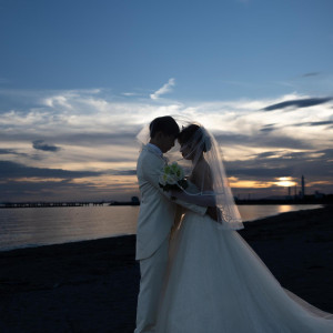 ブライズフォト(前撮り)海ロケーションも人気|ラ・メゾン Suite 姫路の写真(57074797)