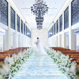 ＼挙式料0円*最大190万優待／4万ギフト贈×煌めくチャペル×和牛試食