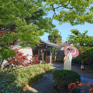 四季の移ろいを感じられる庭園は日本の美しさを存分に堪能できる|有栖川清水の写真(38186405)