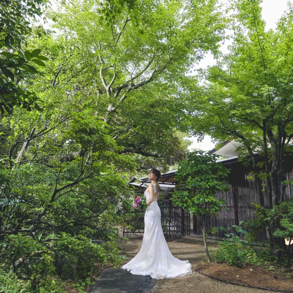 庭園全体を貸切ることができるので、プライベート感たっぷりの中特別な一日が叶う