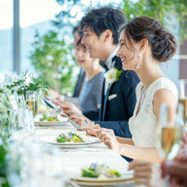 【6名～OK】駅近×1組貸切で叶う少人数婚20名85万～＆試食付