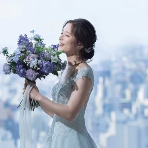 ウェディングドレスに合わせたさわやかなで上品なブーケ|THE STYLE （ザ・スタイル）の写真(23838690)