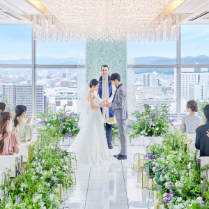 残2【半期に一度】天空チャペル体験×豪華2万相当コース仕立試食