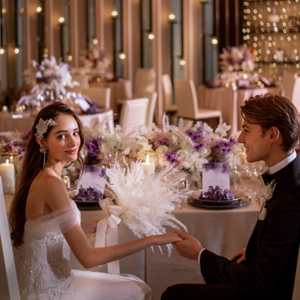 会場を知り尽くしたスタッフだからこそ、おふたりのイメージを形にするご提案が叶います