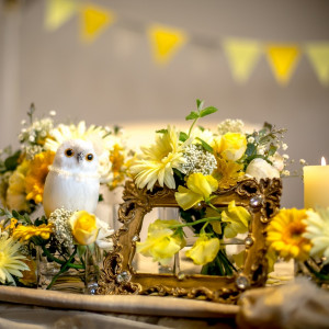 イエローの元気なイメージが素敵なディスプレイ。|ピエトラ・セレーナの写真(1057654)