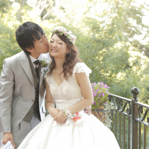 自然の中で素敵なブライダルフォトを残せるのも魅力☆|ピエトラ・セレーナの写真(597551)