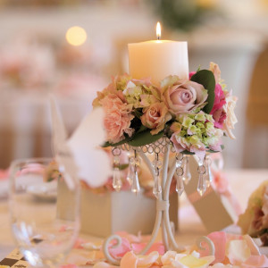 キャンドルを使ったコーディネートも人気。|ピエトラ・セレーナの写真(595723)