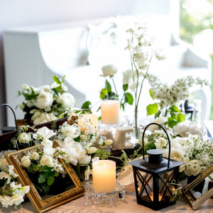 白グリーンを基調としたナチュラルなディスプレイ。|ピエトラ・セレーナの写真(1057648)