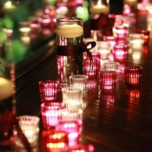 ナイトウェディングではキャンドルを使ってあなたらしさを演出してみては?|ピエトラ・セレーナの写真(268664)