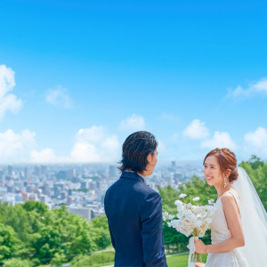 札幌市内を一望できるローズガーデンクライスト教会|ピエトラ・セレーナの写真(48227291)