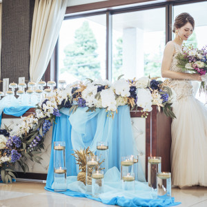 お花にキャンドルも加えて 特別な日を彩る|NIHO -Dramatic scene wedding-（ニホ ドラマティックシーンウエディング）の写真(38667976)